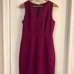 Fuchsia Jcrew work dress